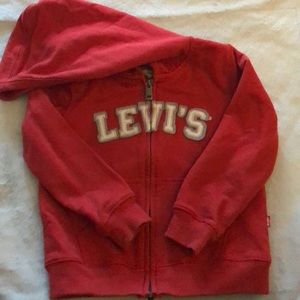 Levi Toddler zip up hoodie 3T